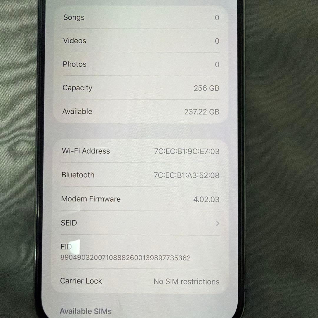 スマートフォン本体 Iphone 14 pro max 256gb