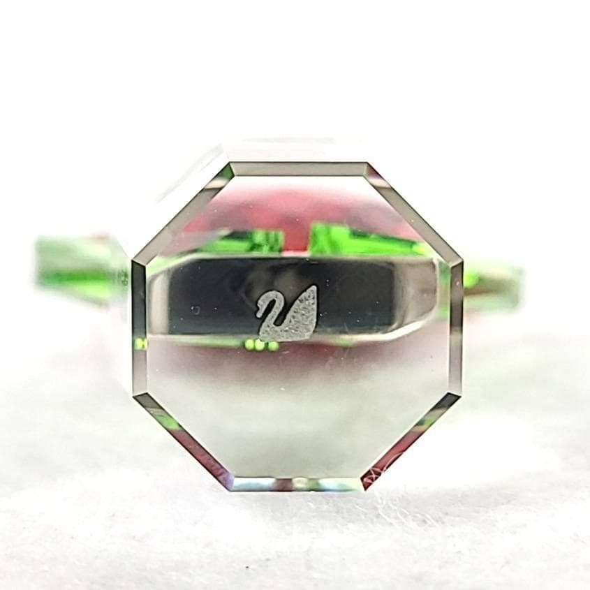 ◆美品◆スワロフスキー　アスター　レッドチューリップ　ハッピーフラワー　置物