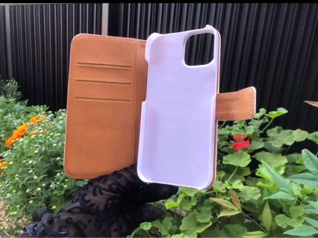 iPhone15手帳型ケースSE3 13 14 数字モード系　管理D-2