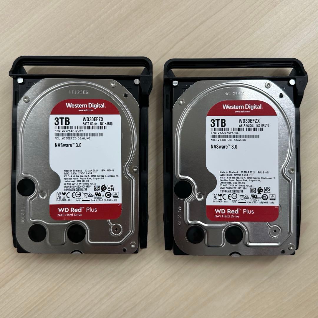 Synology DiskStation DS220+　3TB HDD2本付き