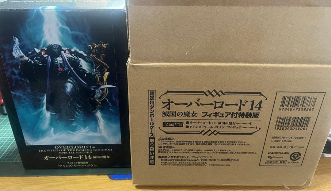 オーバーロード 14 滅国の魔女 フィギュア付特装版 書籍 未使用品