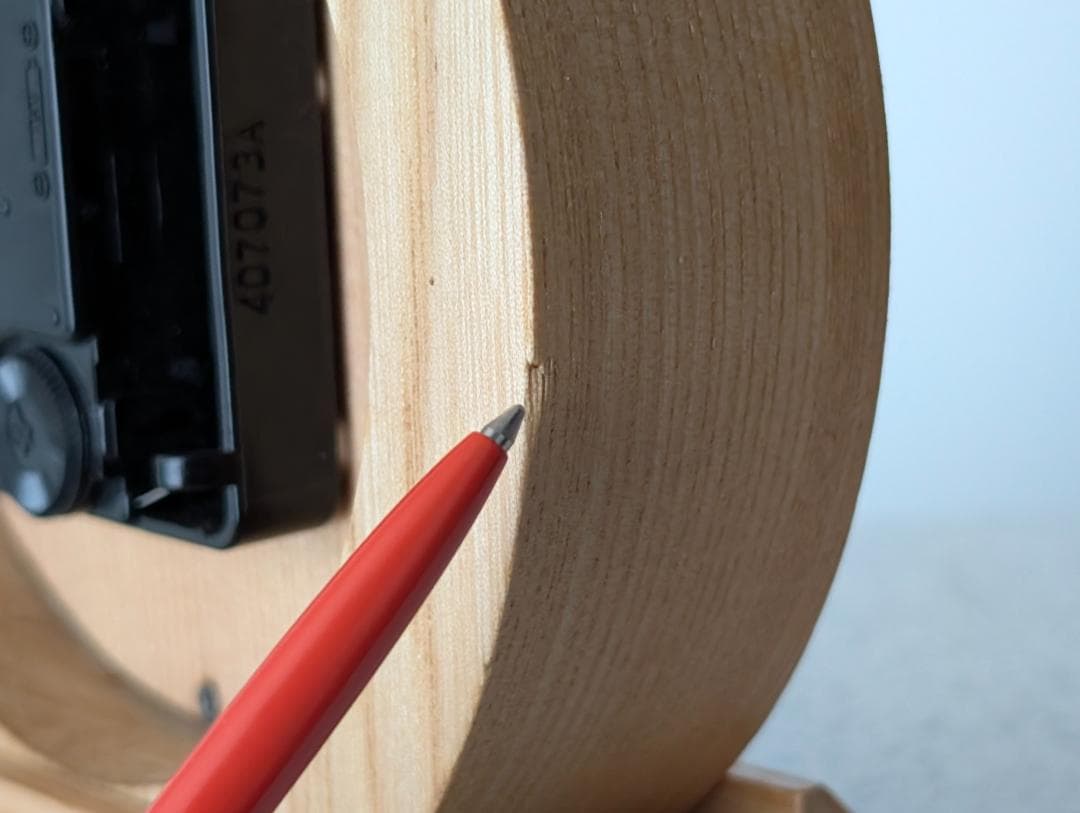 80s ビンテージ 無垢材 ウッド製 ギミック 置時計 jeco関連 美品