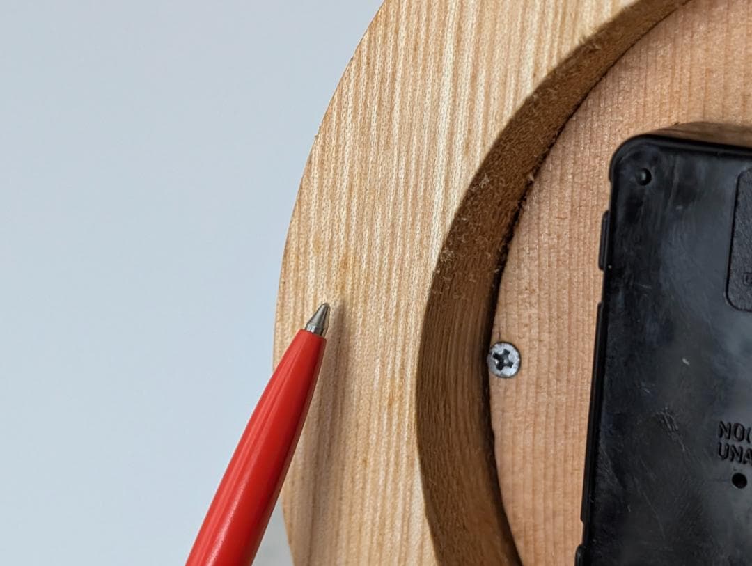 80s ビンテージ 無垢材 ウッド製 ギミック 置時計 jeco関連 美品