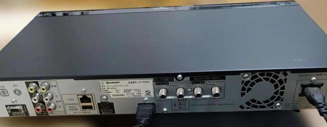 SHARP BD-S560 ブルーレイレコーダー