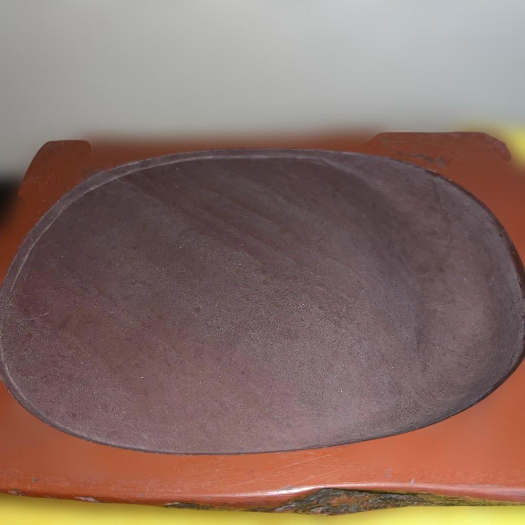 ⭕️ミネゴン⭕️ 紫雲石硯　佐藤鉄三郎　1Ｋg超え　自然硯　年代物