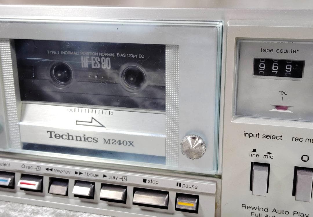 Technics RS-M240X カセットデッキ 録音再生良好
