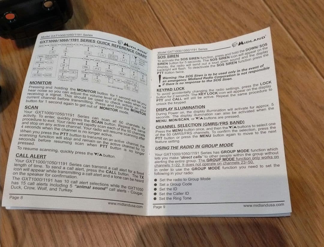 MIDLAND GXT　トランシーバー