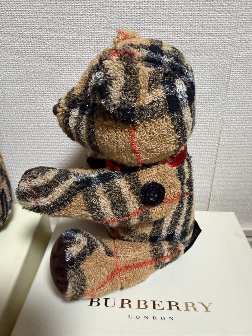 Burberrys チェック柄ぬいぐるみ 2体セット