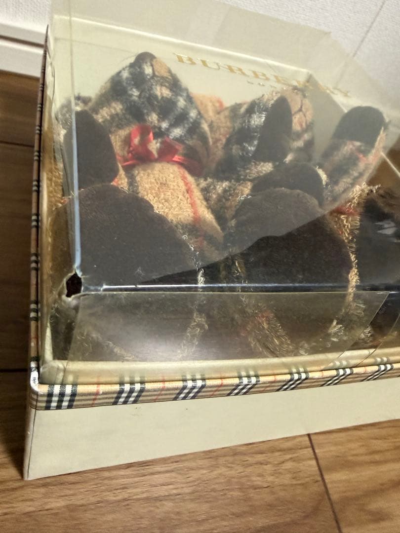 Burberrys チェック柄ぬいぐるみ 2体セット