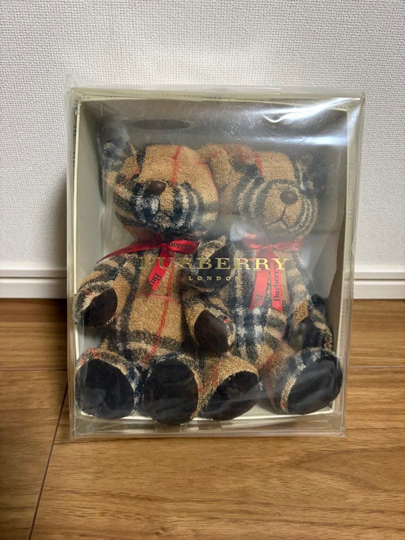 Burberrys チェック柄ぬいぐるみ 2体セット
