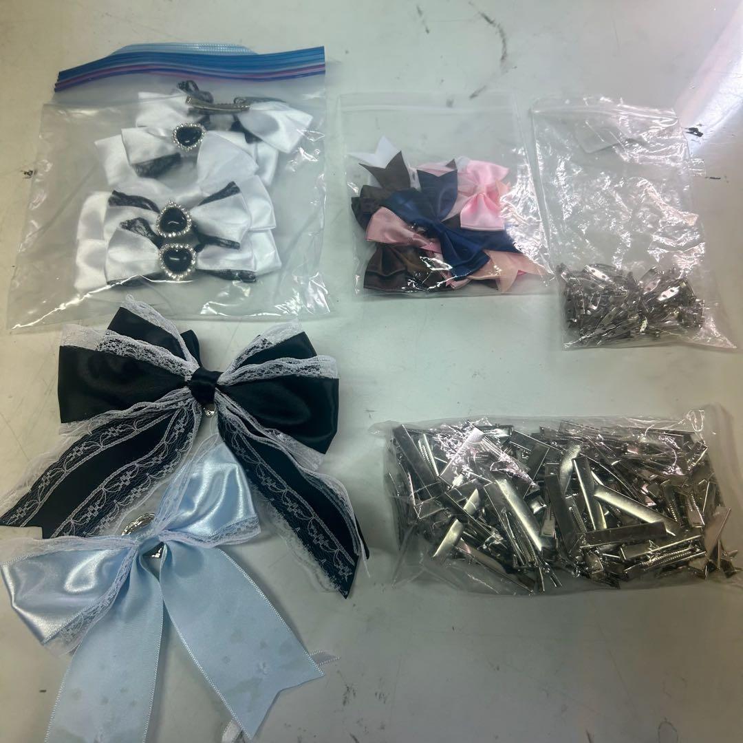 ハンドメイド資材服まとめ売りリボン大量セット雑貨(R71)