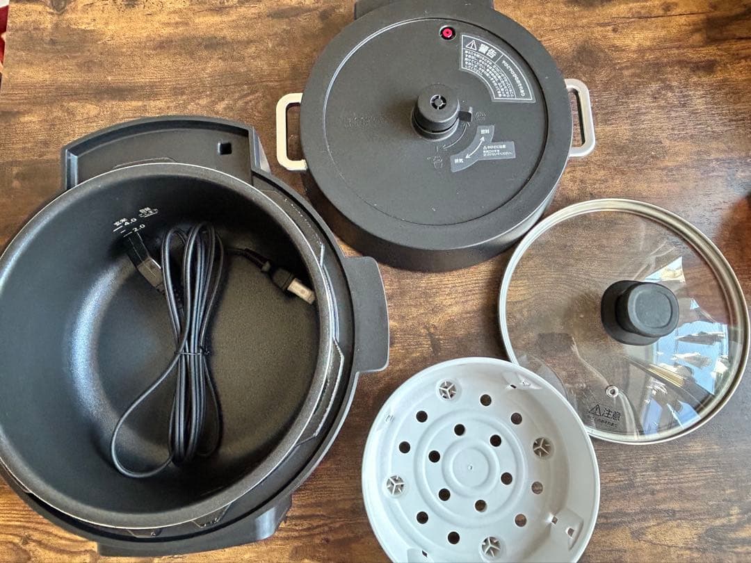 アイリスオーヤマ 電気圧力鍋 ブラック PMPC-MA4-B