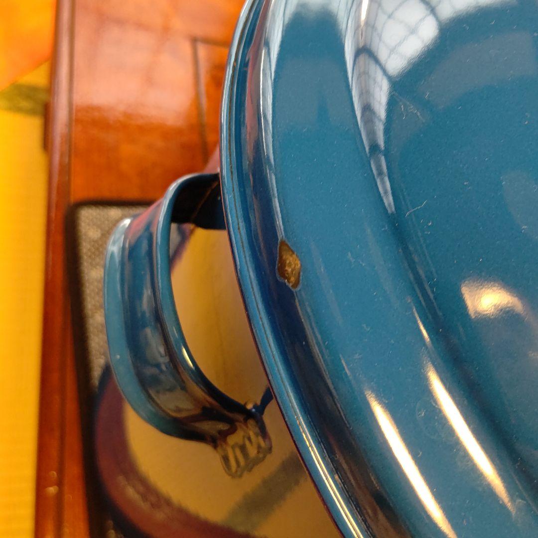 中古品　業務用ホーロータンク３３ｃｍ　２５Ｌ