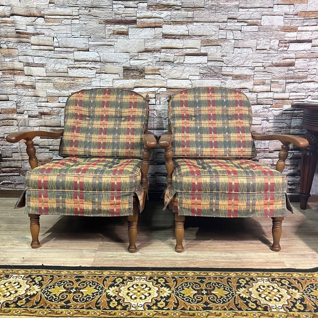 ꧁HIDA 飛騨産業꧂穂高 7人掛けソファセット センターテーブル アームチェア