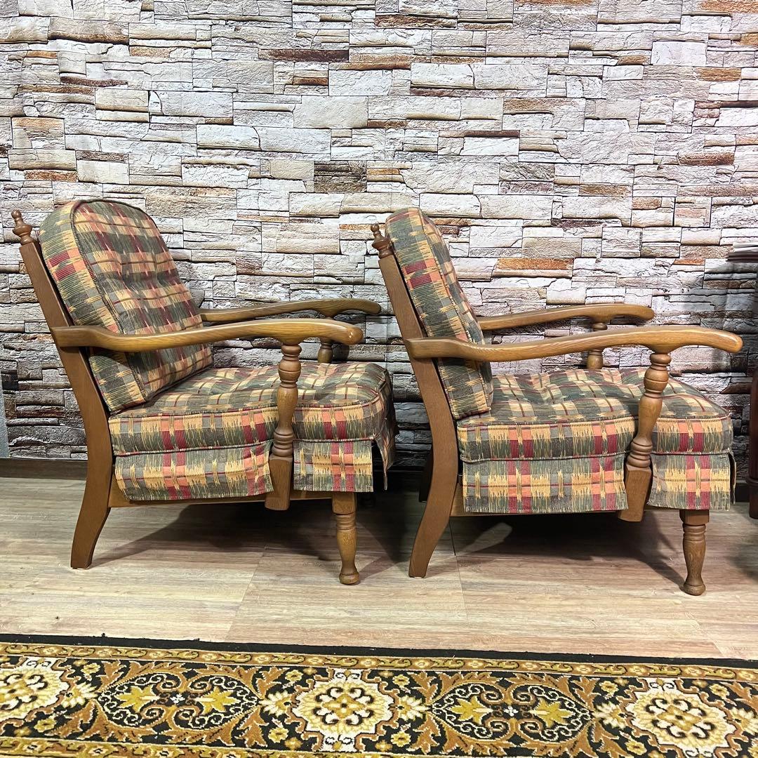 ꧁HIDA 飛騨産業꧂穂高 7人掛けソファセット センターテーブル アームチェア