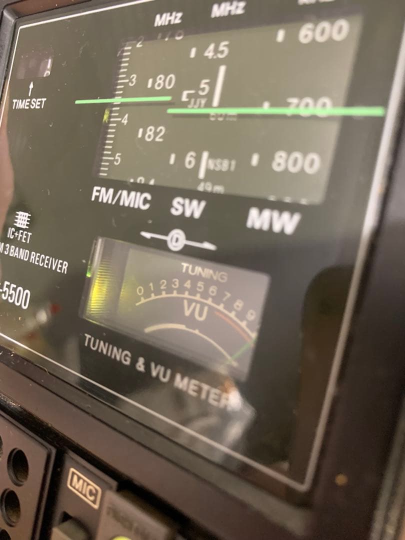 ラジオ・コンポ ICF-5500 Sony