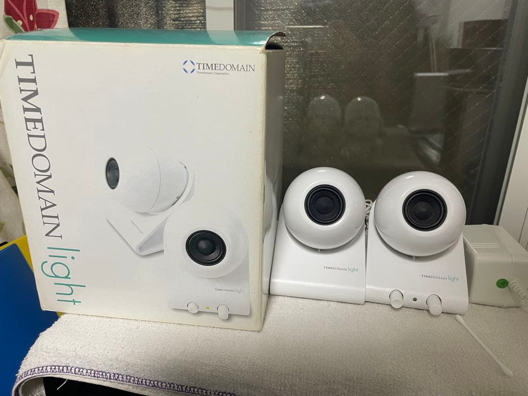 TIMEDOMAIN light ホワイト 2.0チャンネルスピーカー