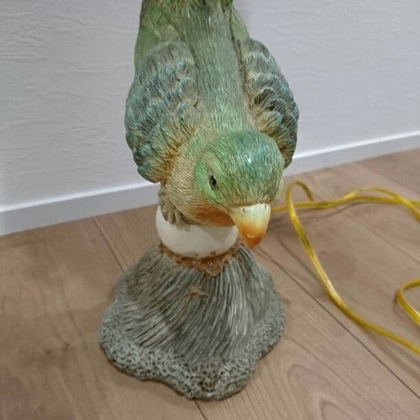 アンティーク  照明 ライト 鳥 オブジェ インテリア