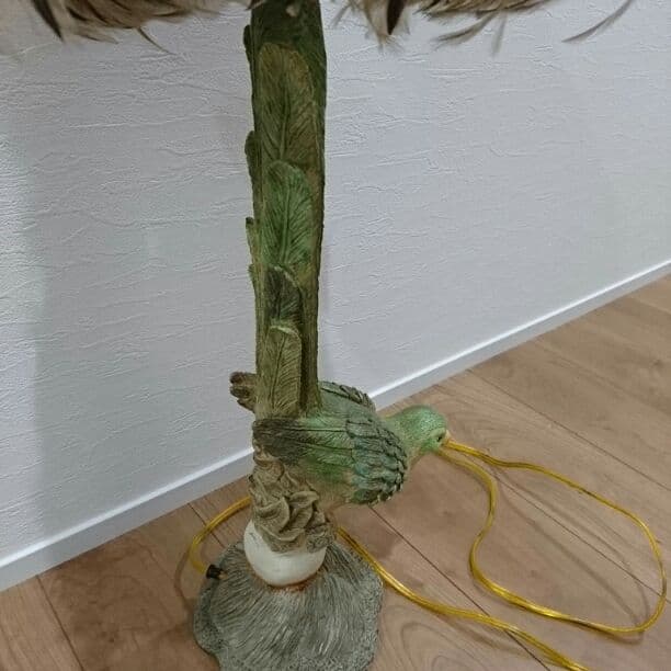 アンティーク  照明 ライト 鳥 オブジェ インテリア