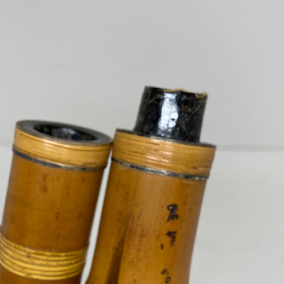 時代　銀三線　在銘　尺八　全長約54㎝　東さ8-0404①