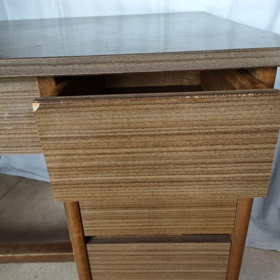 2月末迄再値下げ☆たのメル便含☆レトロ　ビンテージ　学習机　事務机　木製