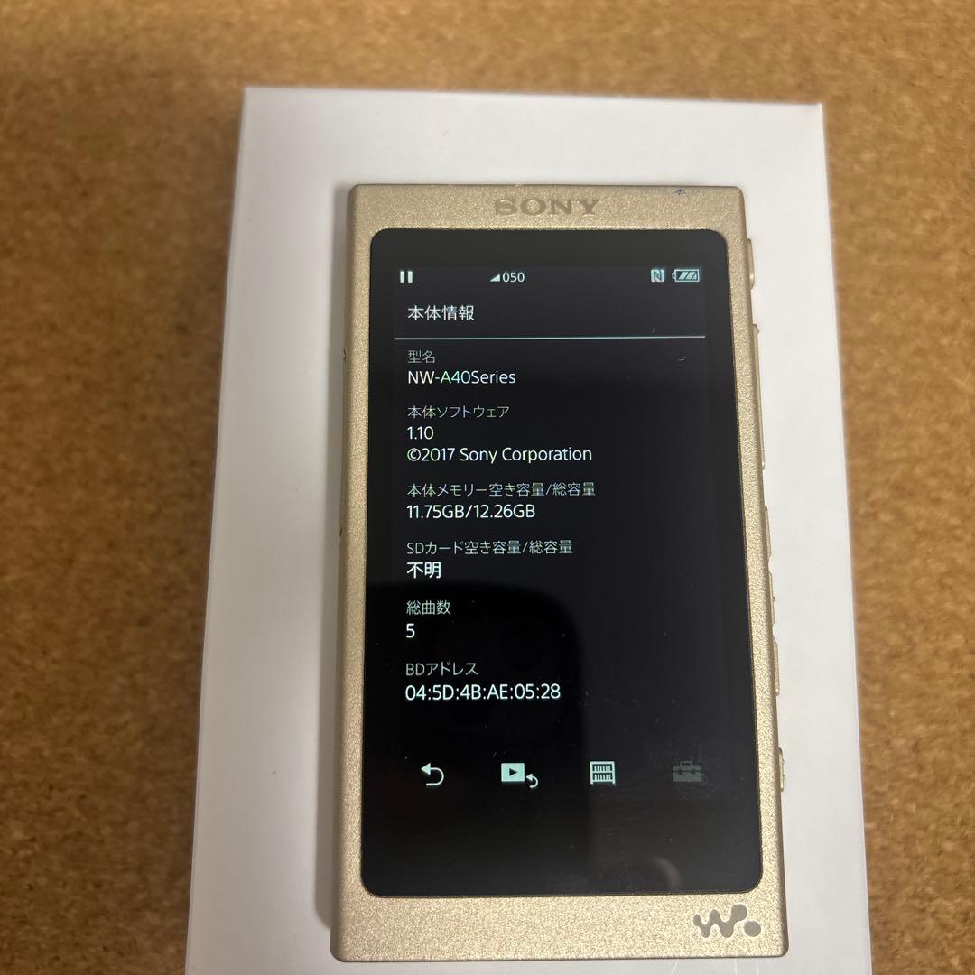 SONY NW-A45 デジタルミュージックプレーヤー