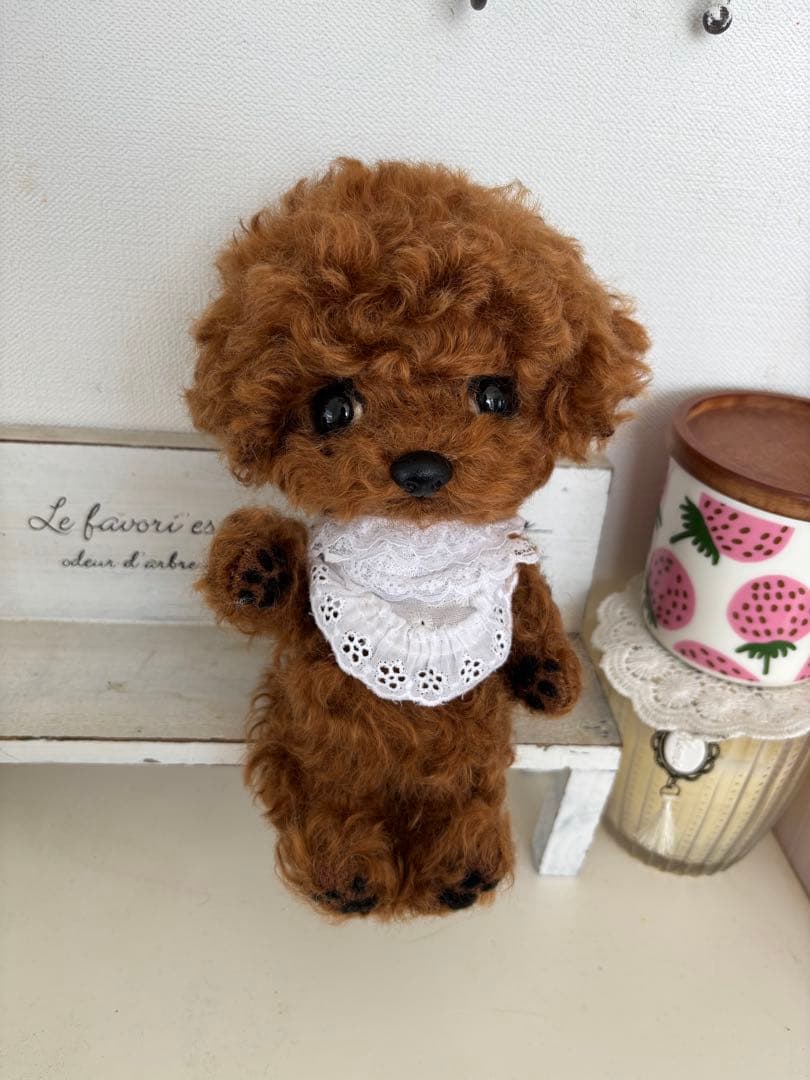 テディプードル　テディわんこ　プードル　ぬいぐるみ　トイプードル