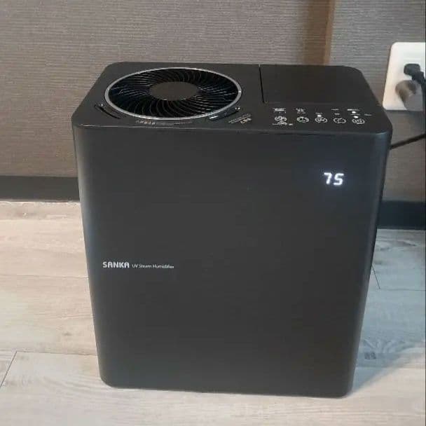 新品同様　SANKA　サンカ　サーキュレーター付きUVパワースチーム式加湿器