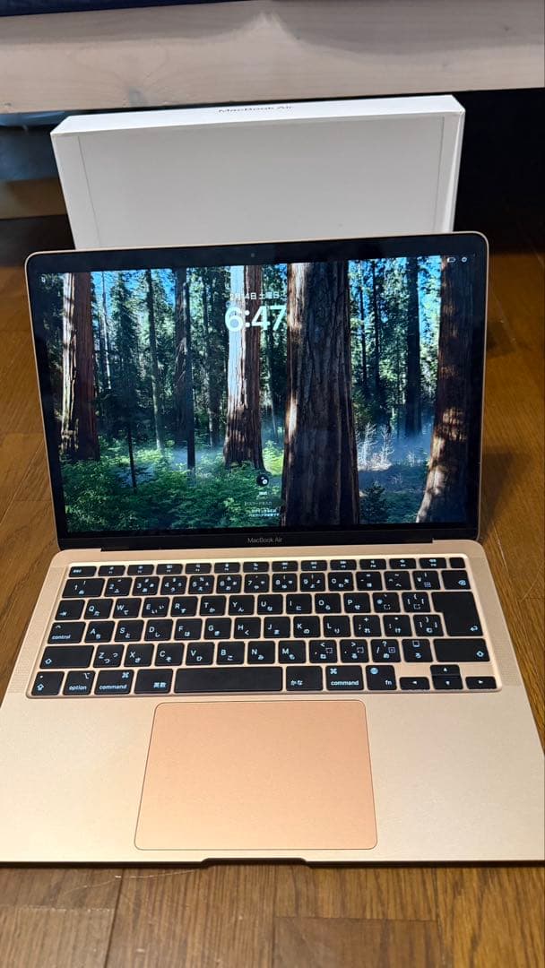 美品 MacBook Air M1 2020 13インチ ゴールド 256GB