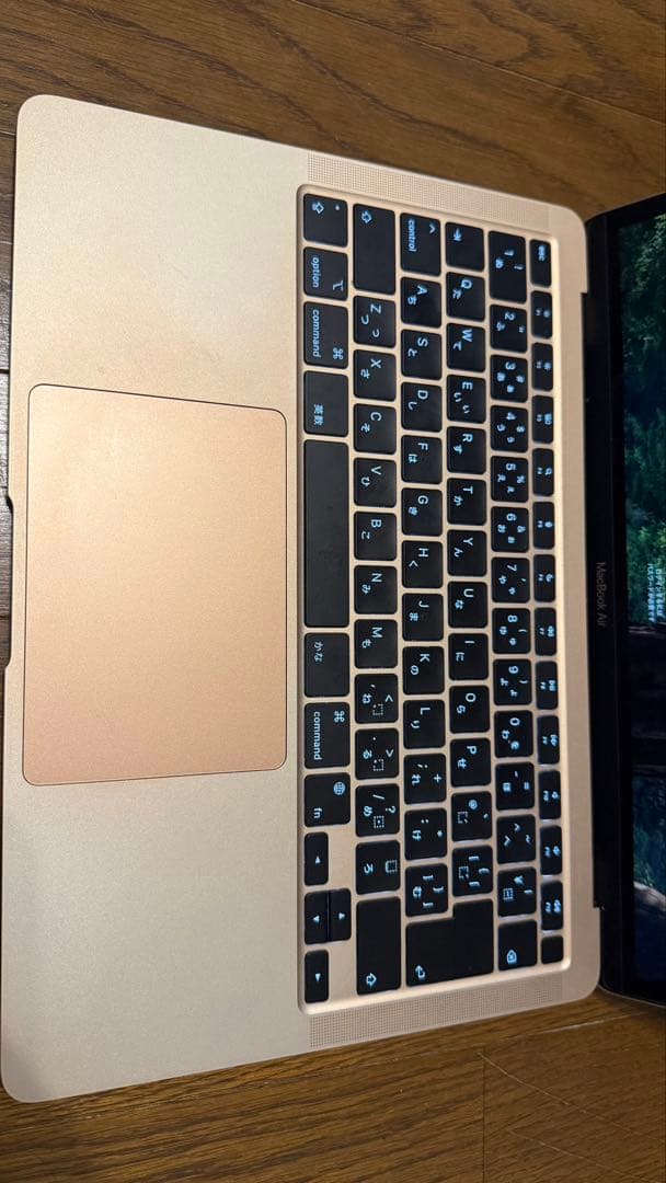 美品 MacBook Air M1 2020 13インチ ゴールド 256GB