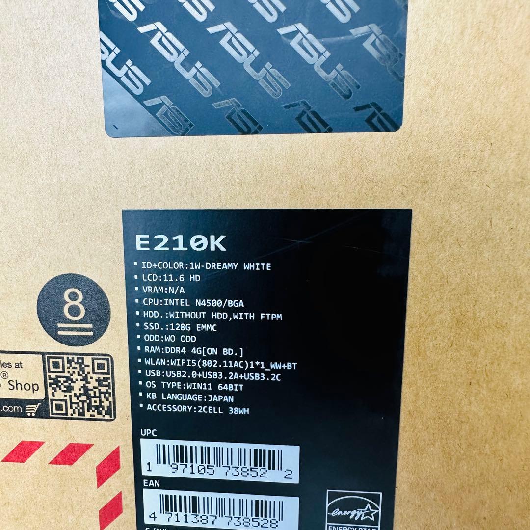 未開封! ASUS ノートパソコン Vivobook Go 12 E210KA