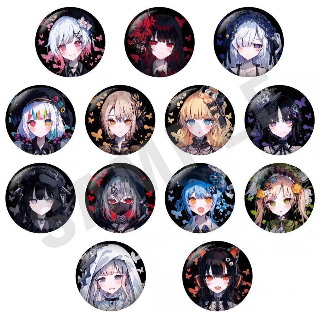 魔法少女ノ魔女裁判 トレーディング缶バッジ（全13種）