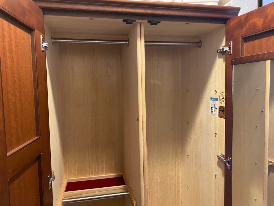 府中桐箪笥　洋服ダンス　洋たんす