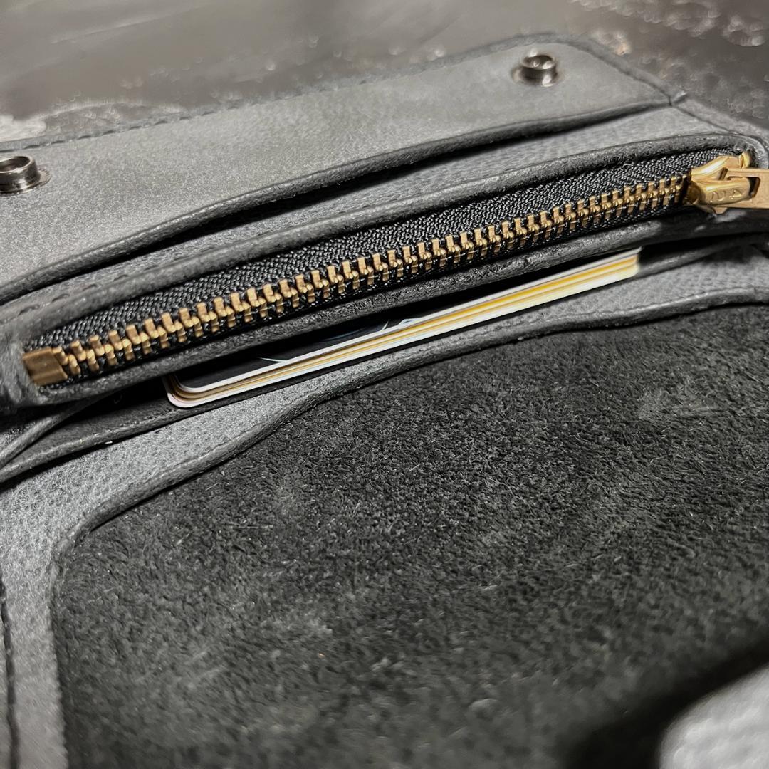 トラッカーウォレット ミドルトラッカーウォレット 国産牛革 訳あり品 #334