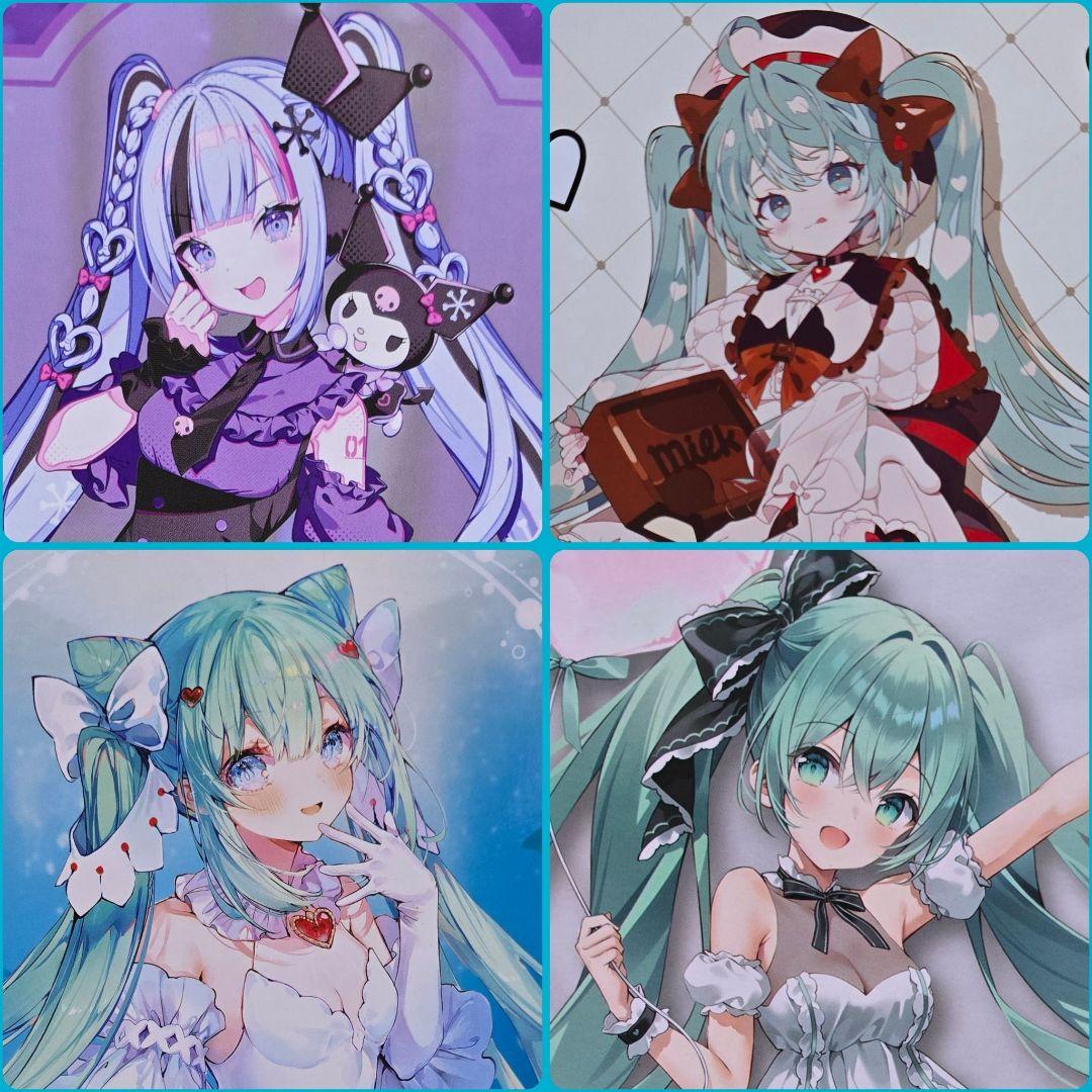 ［新品未開封］雪ミククロミ、チロルチョコ 、ミクイラストコラボ４点セット