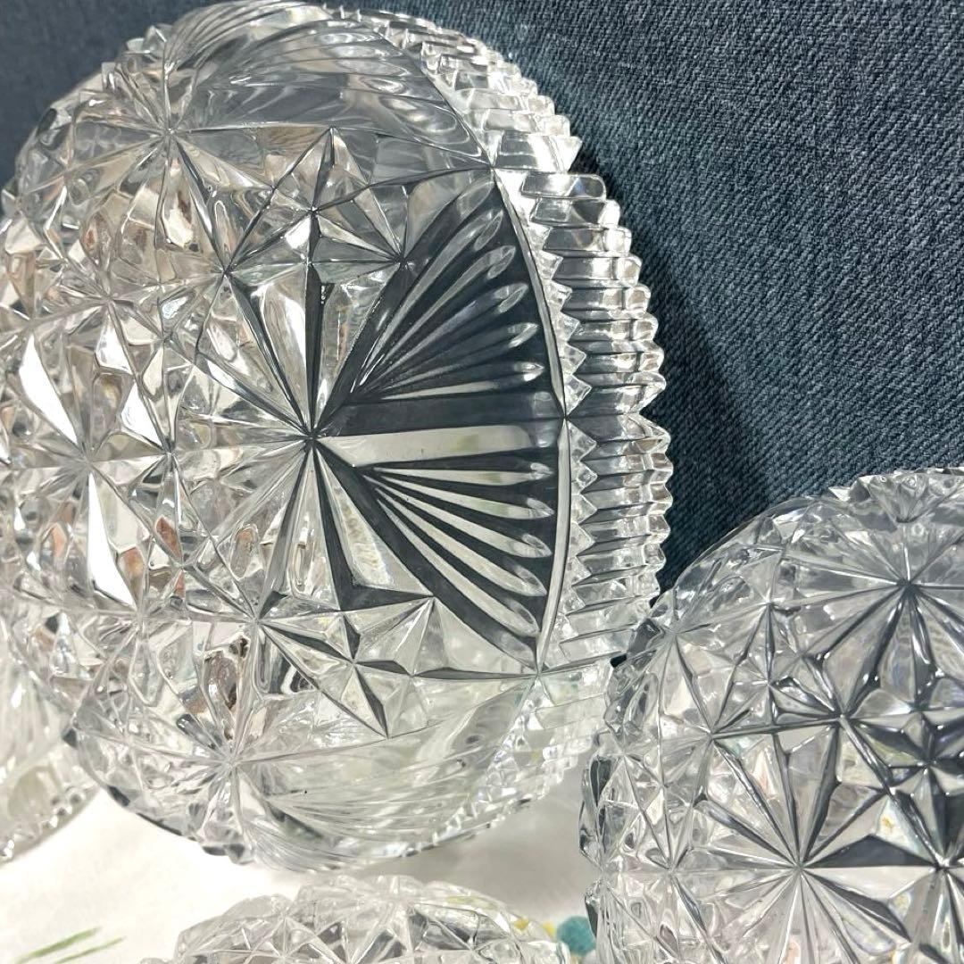 HOYA クリスタルガラス 食器セット鉢　大1 中4 ★5セット　新品未使用☆
