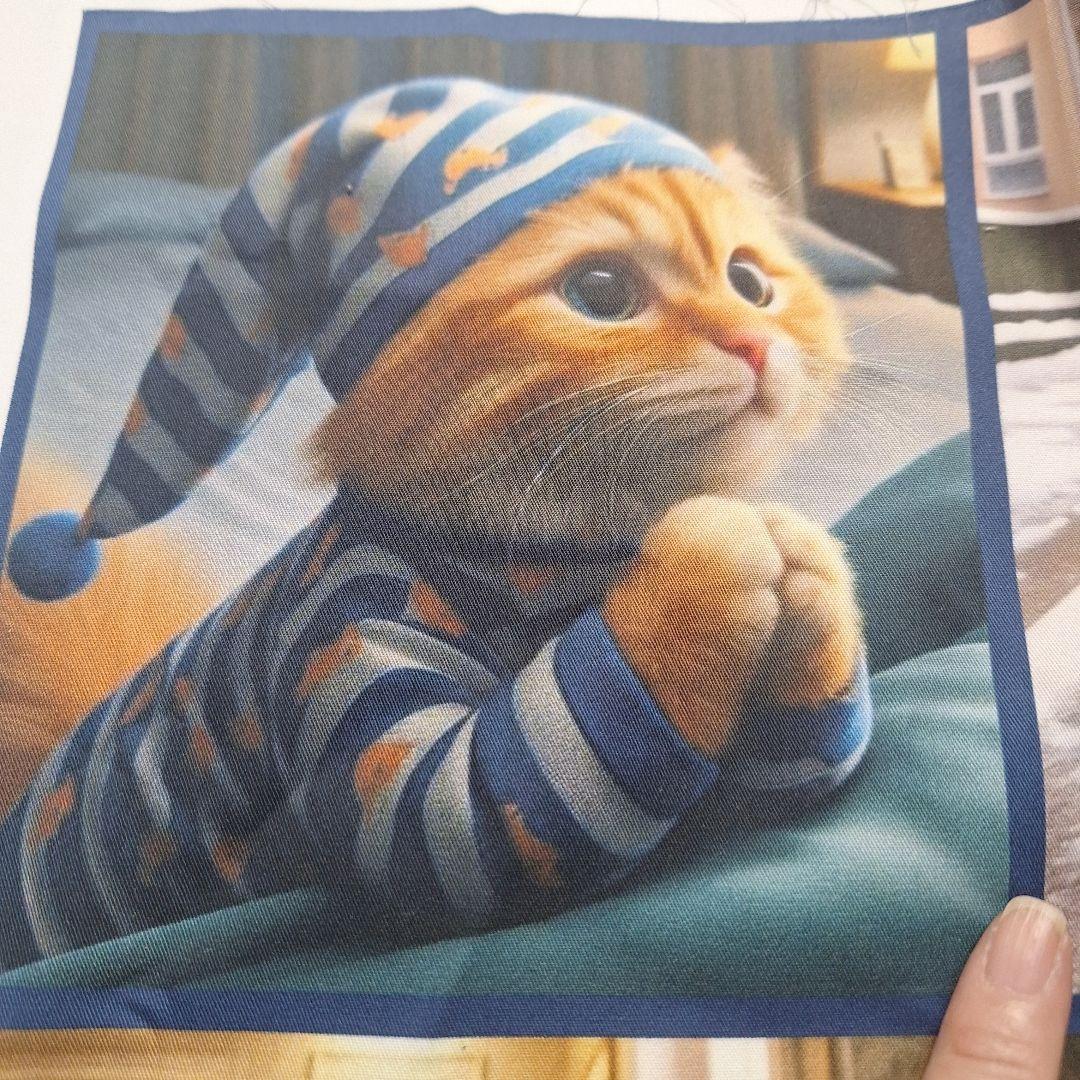 激レアうさぎクリスマスクッキーパネル生地　ハンドメイド