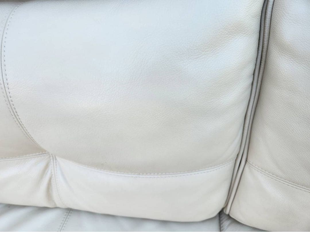 KEYUKA ケユカ アラモード　本革　2人掛けソファ　北欧　ホワイト