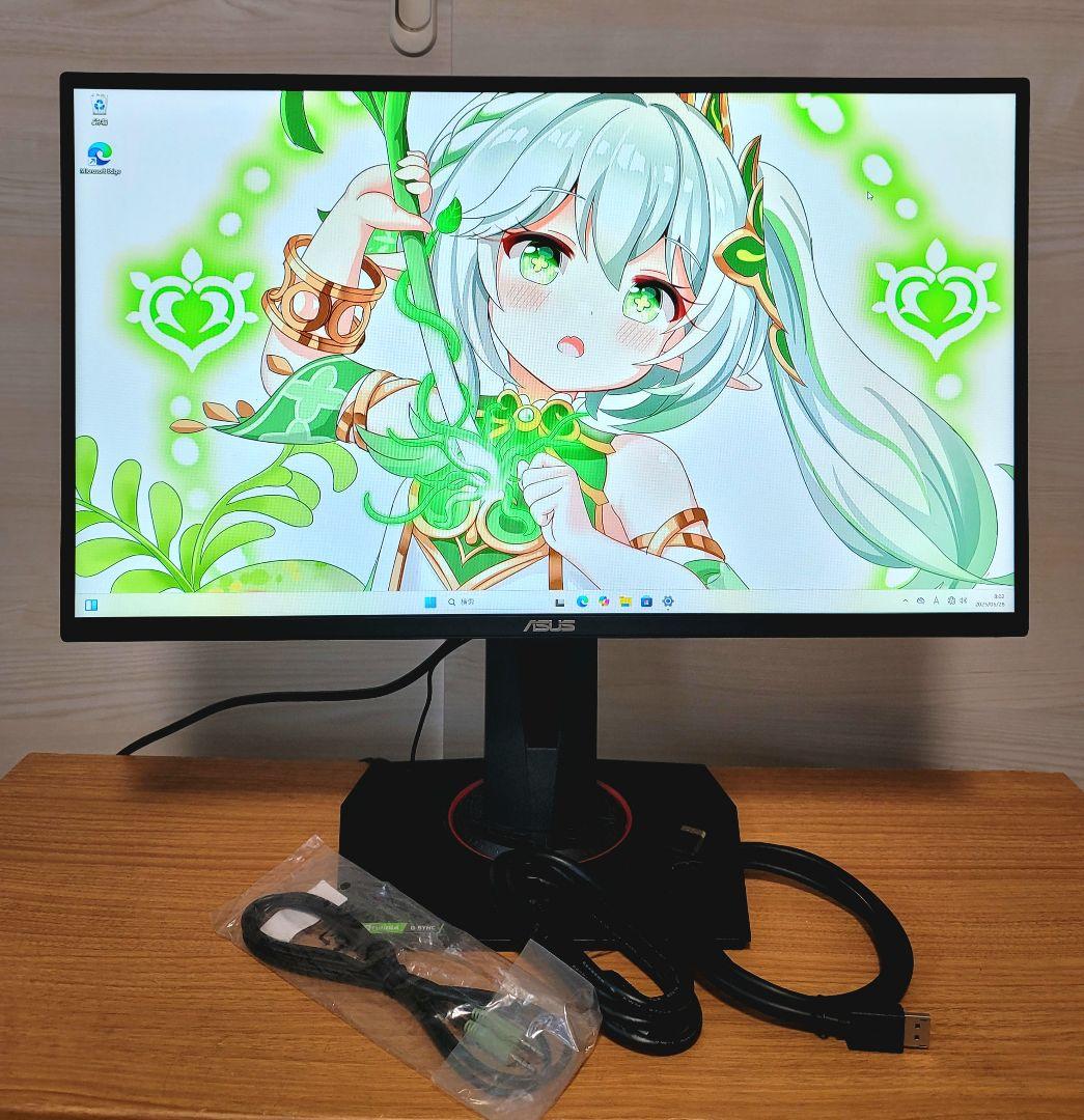 美品　ASUS 24.5インチ ゲーミングモニター VG258Q
