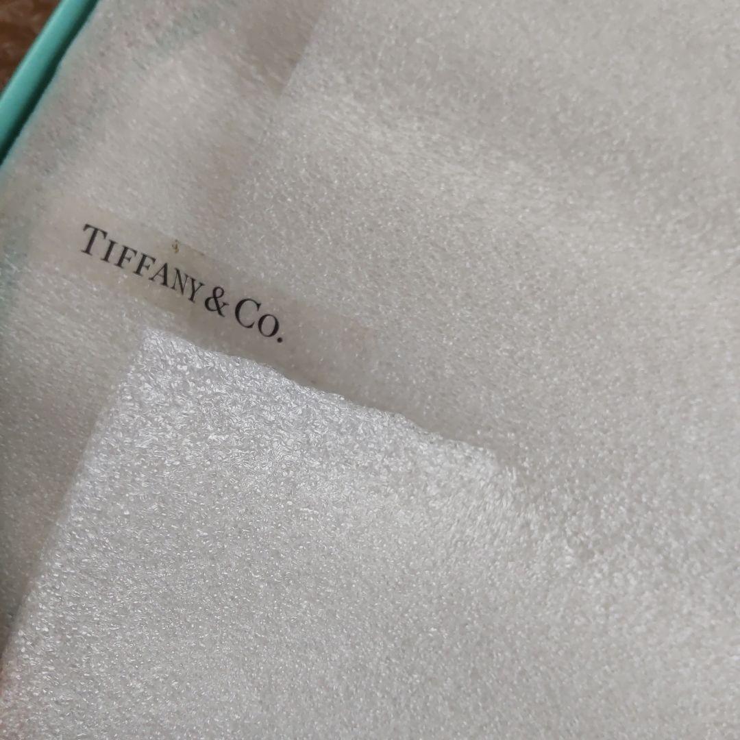 未使用品　TIFFANY プラチナブルーバンド デザートプレート 2枚セット