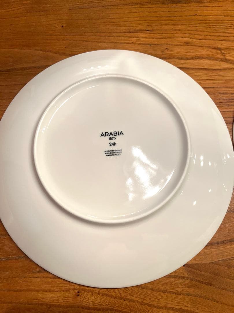 ARABIA/アラビア 24h アベック プレート 26cm ブルー　2枚