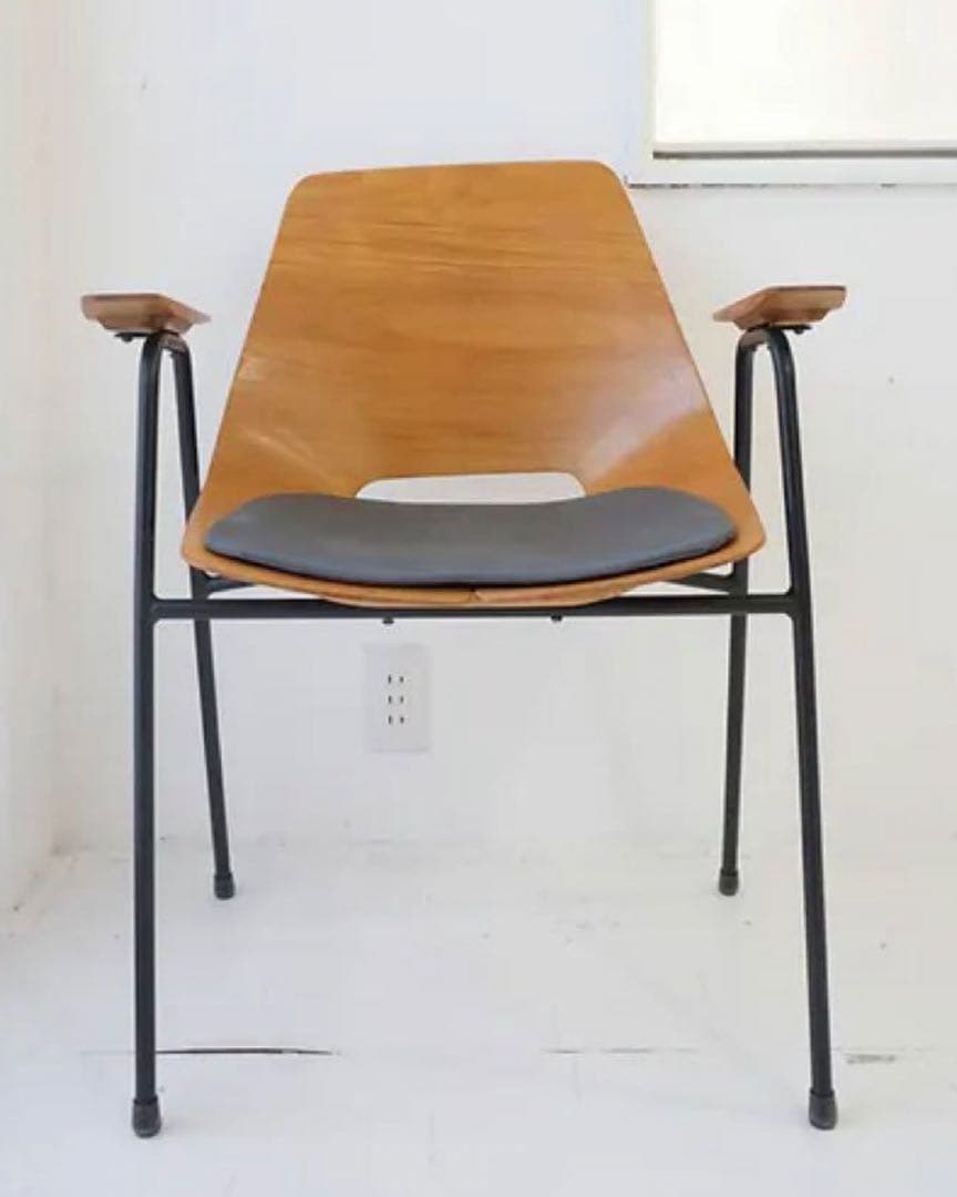 ピエールガーリッシュ　トノーチェア　ミッドセンチュリー　椅子　ペリアン　値下げ