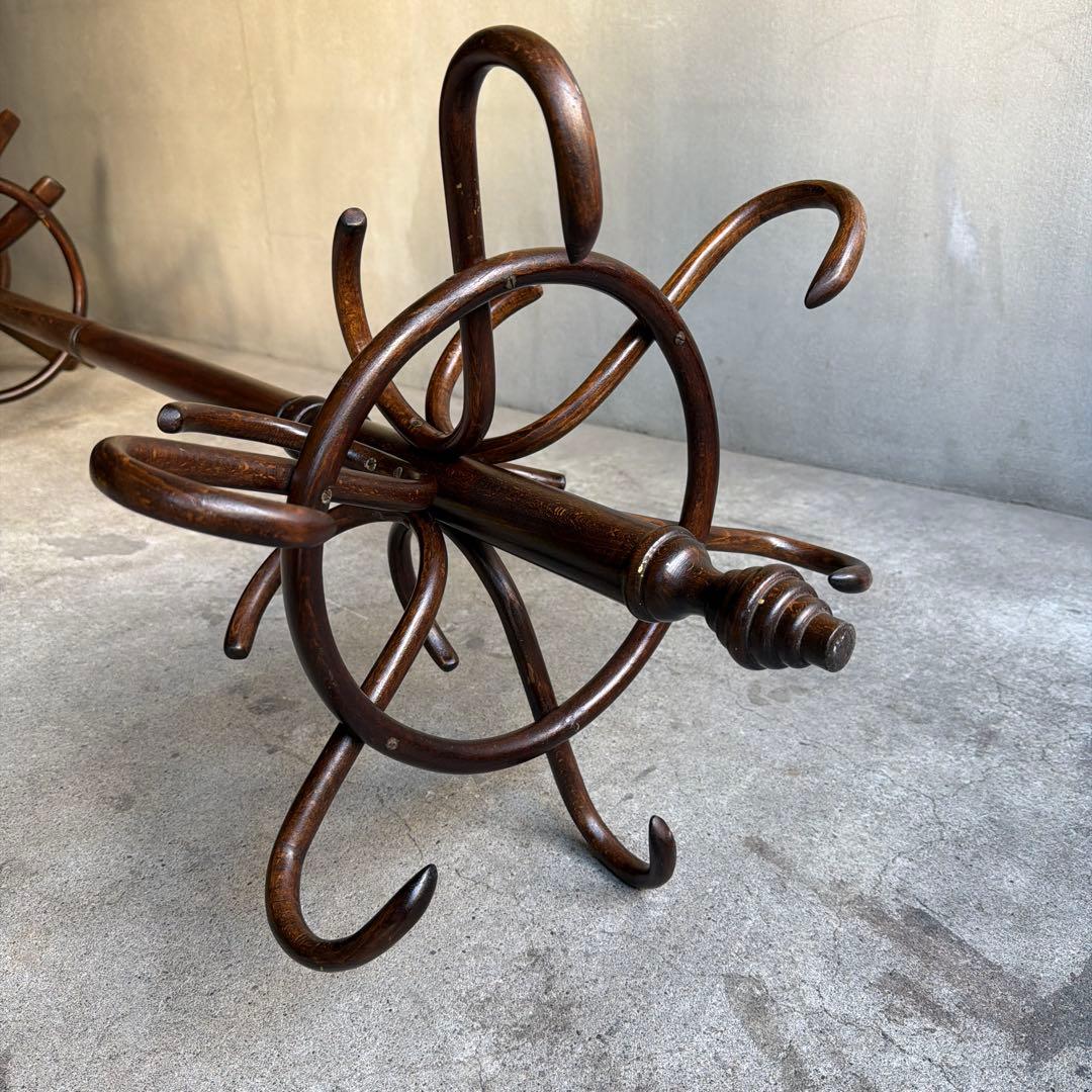 60s オールドヴィンテージ　曲木ポールハンガー　 コートハンガー