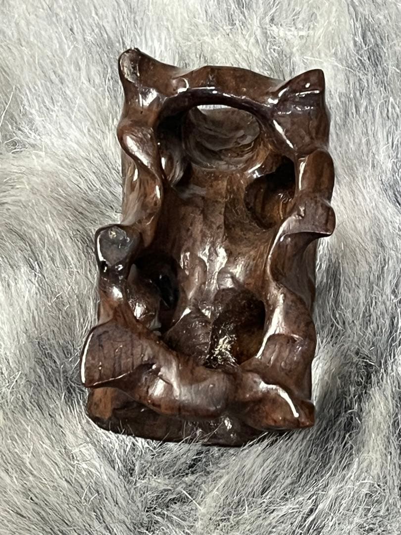 ⓶ 中国古玩 寿山石 寿山連江黄凍石 浮彫印材　中国　石　置物