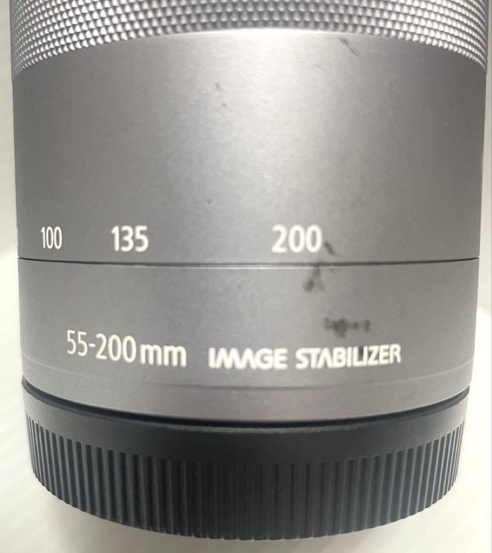 【良品】【美品】Canon 望遠ズームレンズ EF-M55-200ISSTM