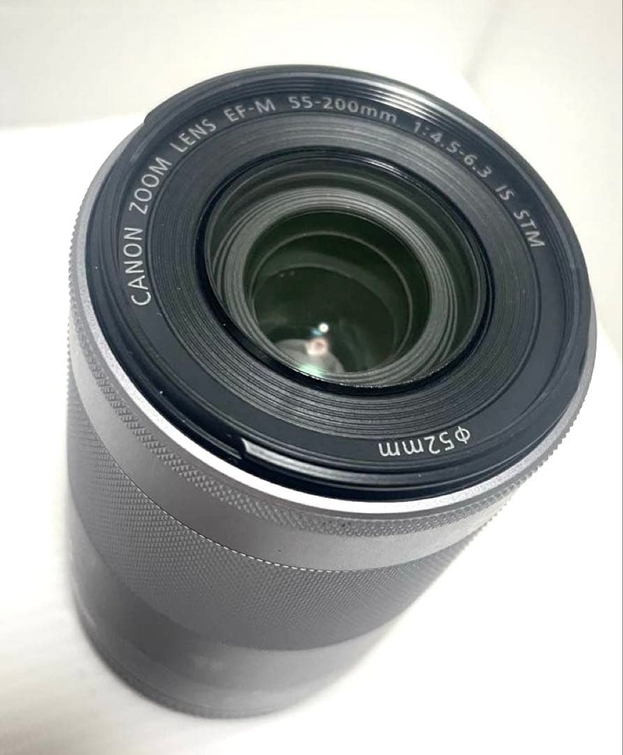 【良品】【美品】Canon 望遠ズームレンズ EF-M55-200ISSTM