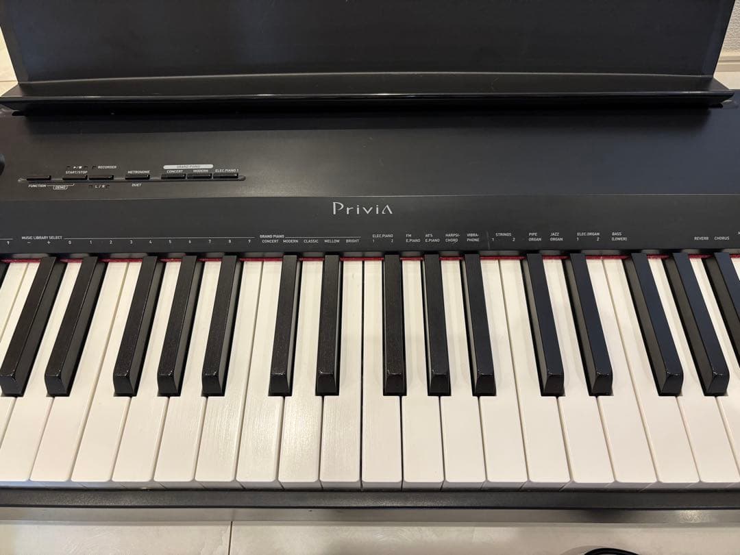 CASIO PX-160 電子ピアノ(本体・譜面台・ペダル)