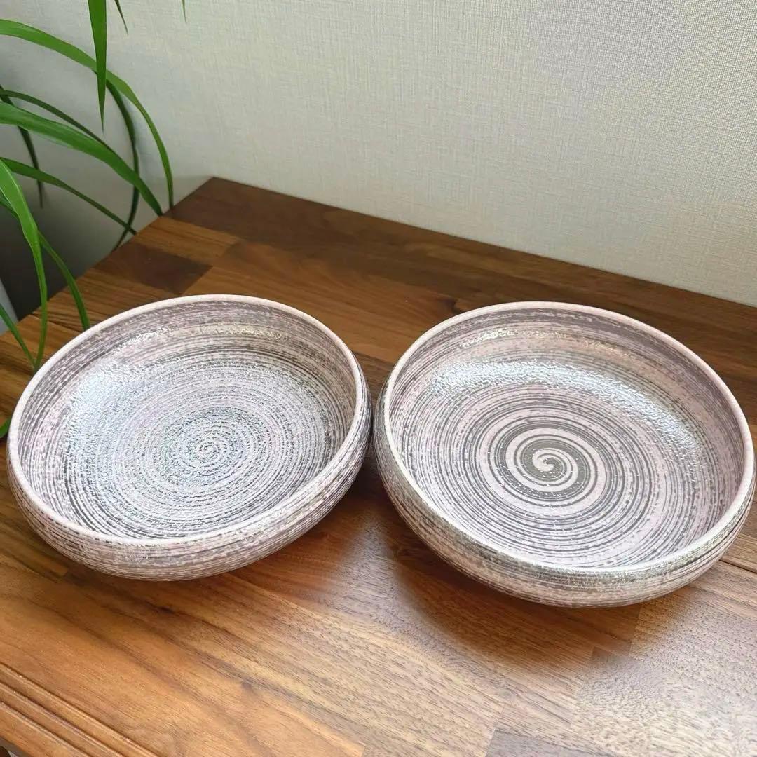 【未使用】FOURGRACE 有田焼 桃吹銀かすり 6.5寸鉢　ひな祭り