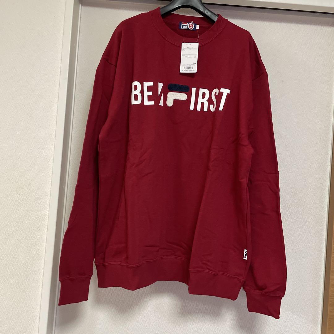 新品未使用タグ付きBE:FIRST FILA トレーナー マナト着用モデル L