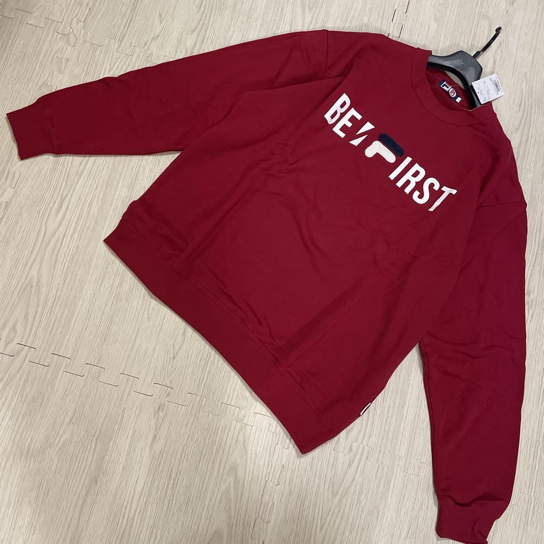 新品未使用タグ付きBE:FIRST FILA トレーナー マナト着用モデル L